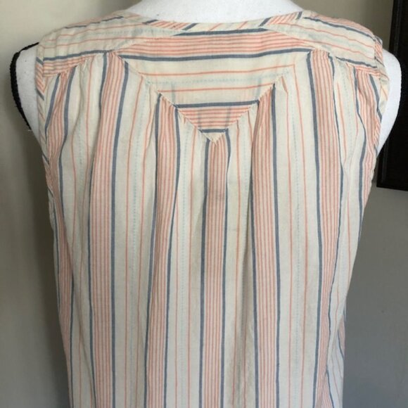 *LUCKY BRAND* Striped Sleeveless Button Down Top Size Small NWT - Picture 6 of 8